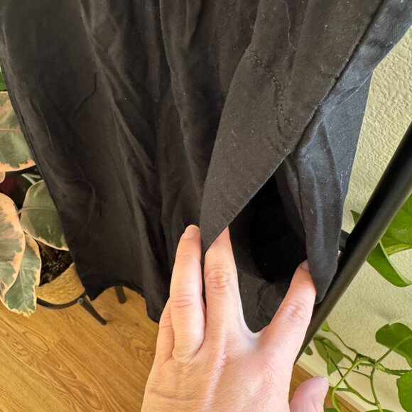 Free People Black Criss Cross Back Jumpsuit - Picture 3 of 7